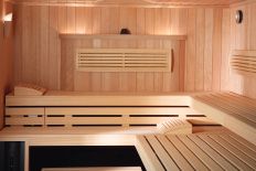 Lounge sauna interieur