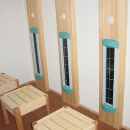 binnenkant sauna